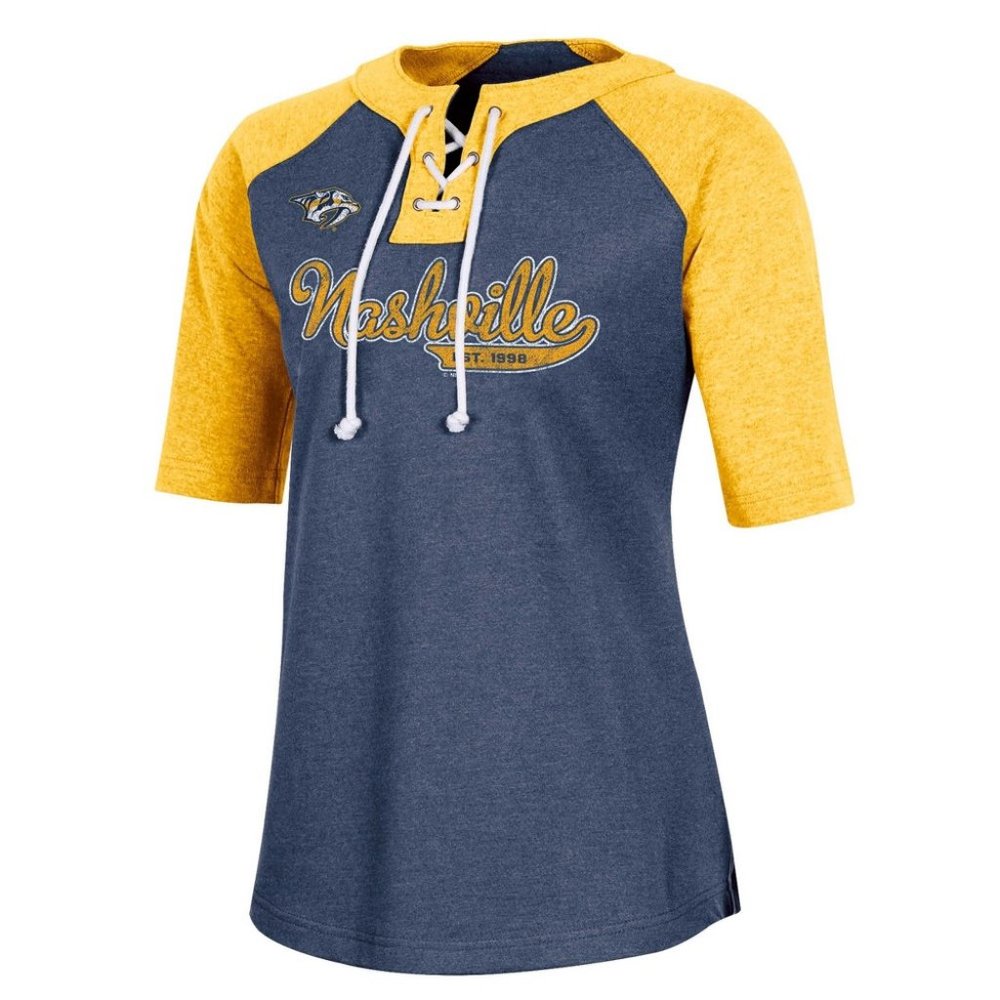 NEW! NHL Nashville Predators 3/4 Sleeve Top